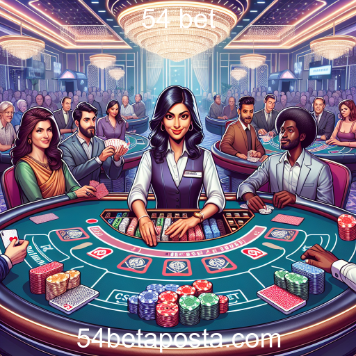 Experiência Imersiva em Jogos Ao Vivo no 54 Bet